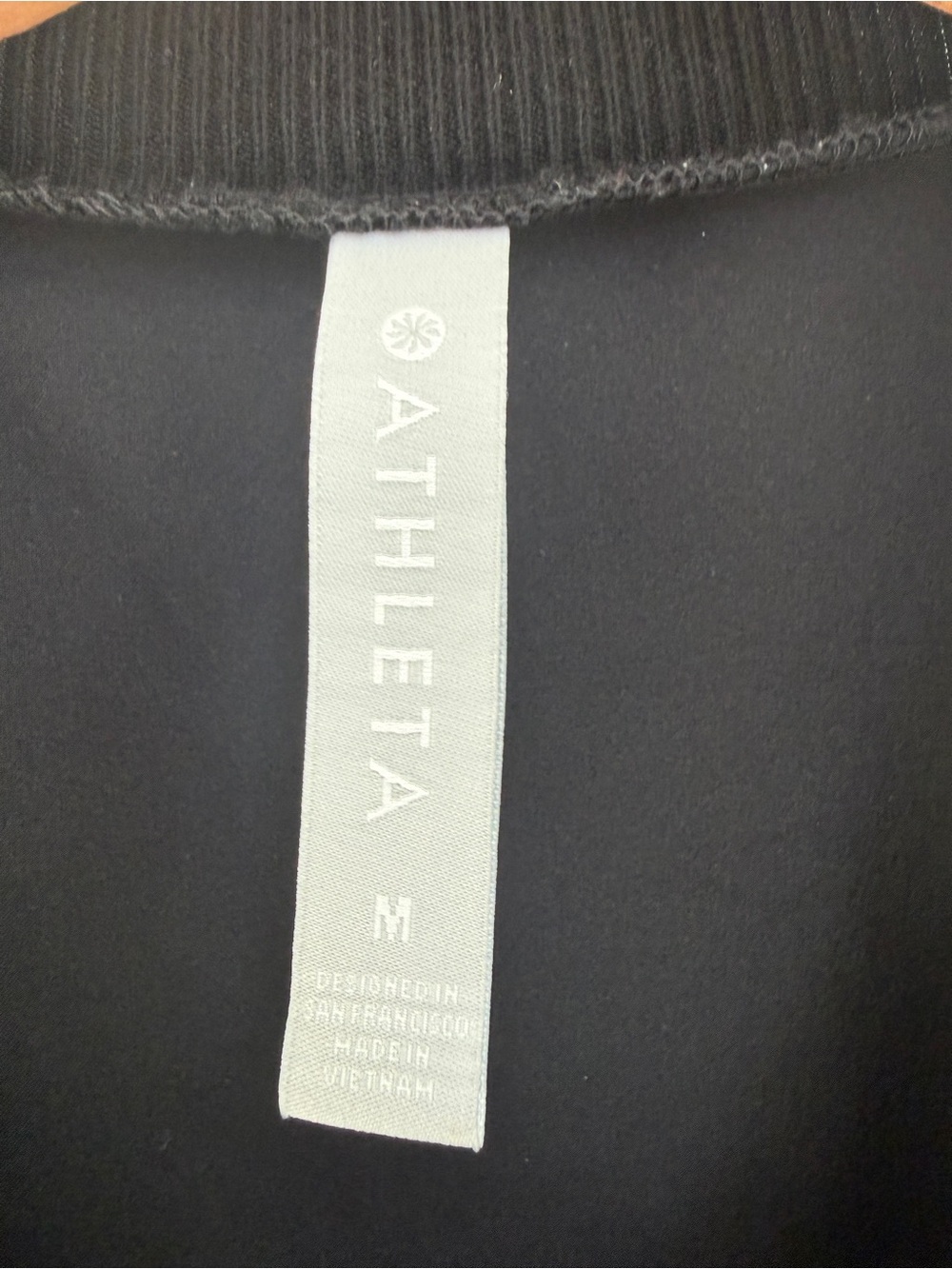 Athleta Sleeveless Black Tank Top - Picture 4 of 6